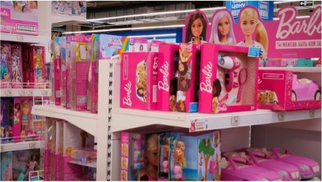 barbie toys in toy store